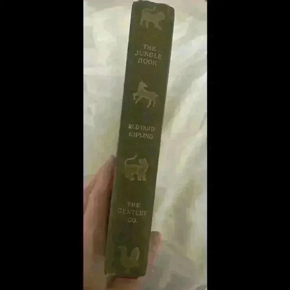 The Jungle Book by Rudyard Kipling 1896 First American Edition Rare Green Gilt - Picture 2 of 9